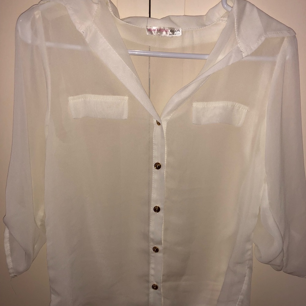 Ivory blouse